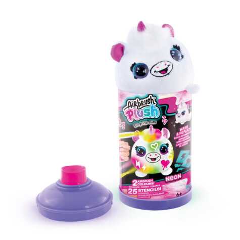 Airbrush Plush neon Mini Mystery Kit - farv din bamse