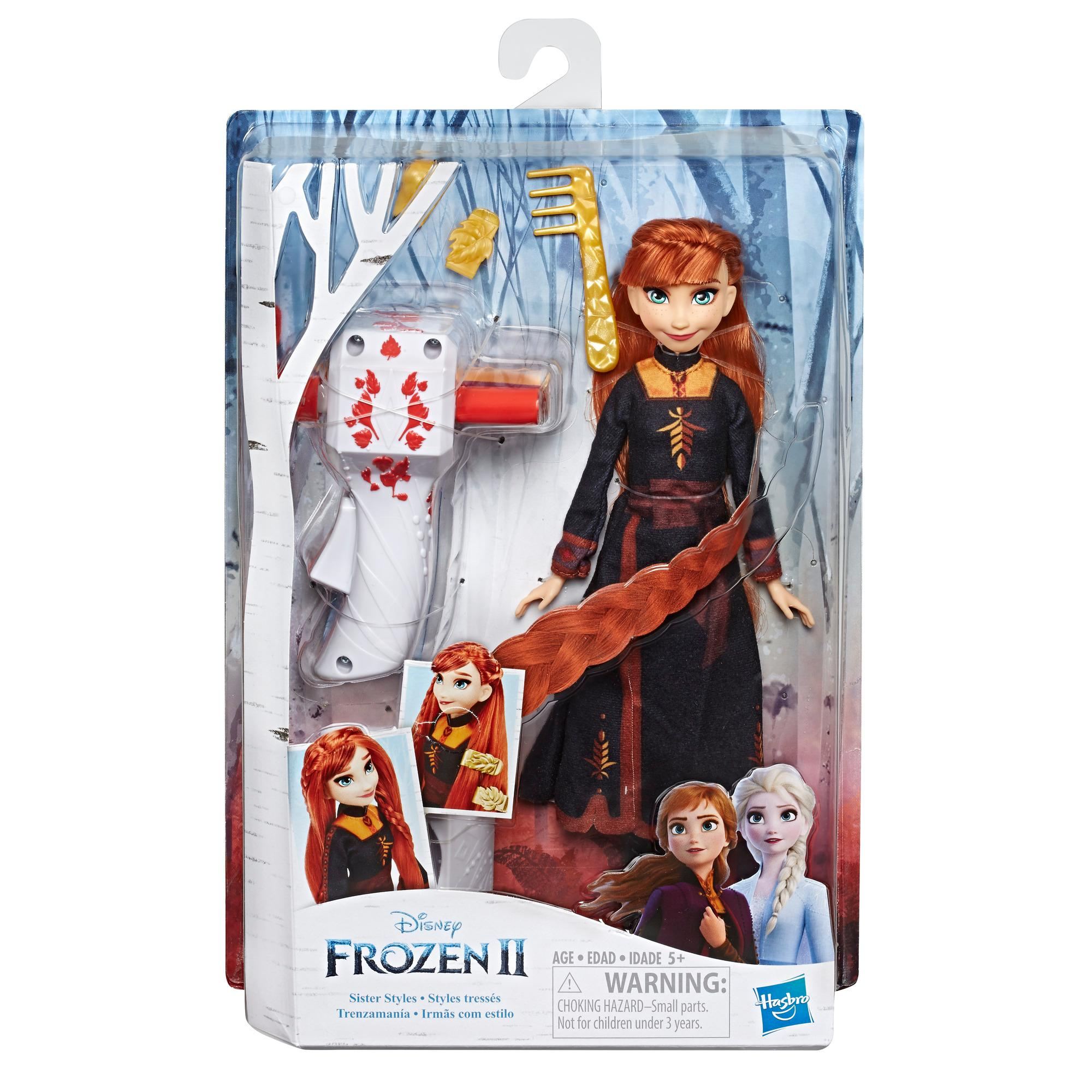 Disney Frost 2 Anna Dukke m. hårstylingssæt