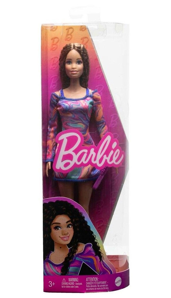 Barbie Fashionistas Dukke - Rainbow Marble Swirl