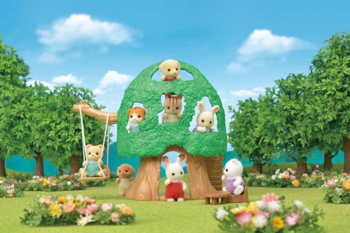 Sylvanian families Træhus skole