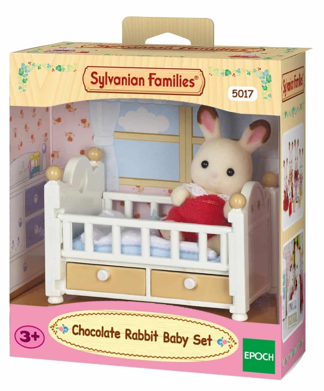 Sylvanian families - Sæt til Baby Chokoladekanin (babyseng)