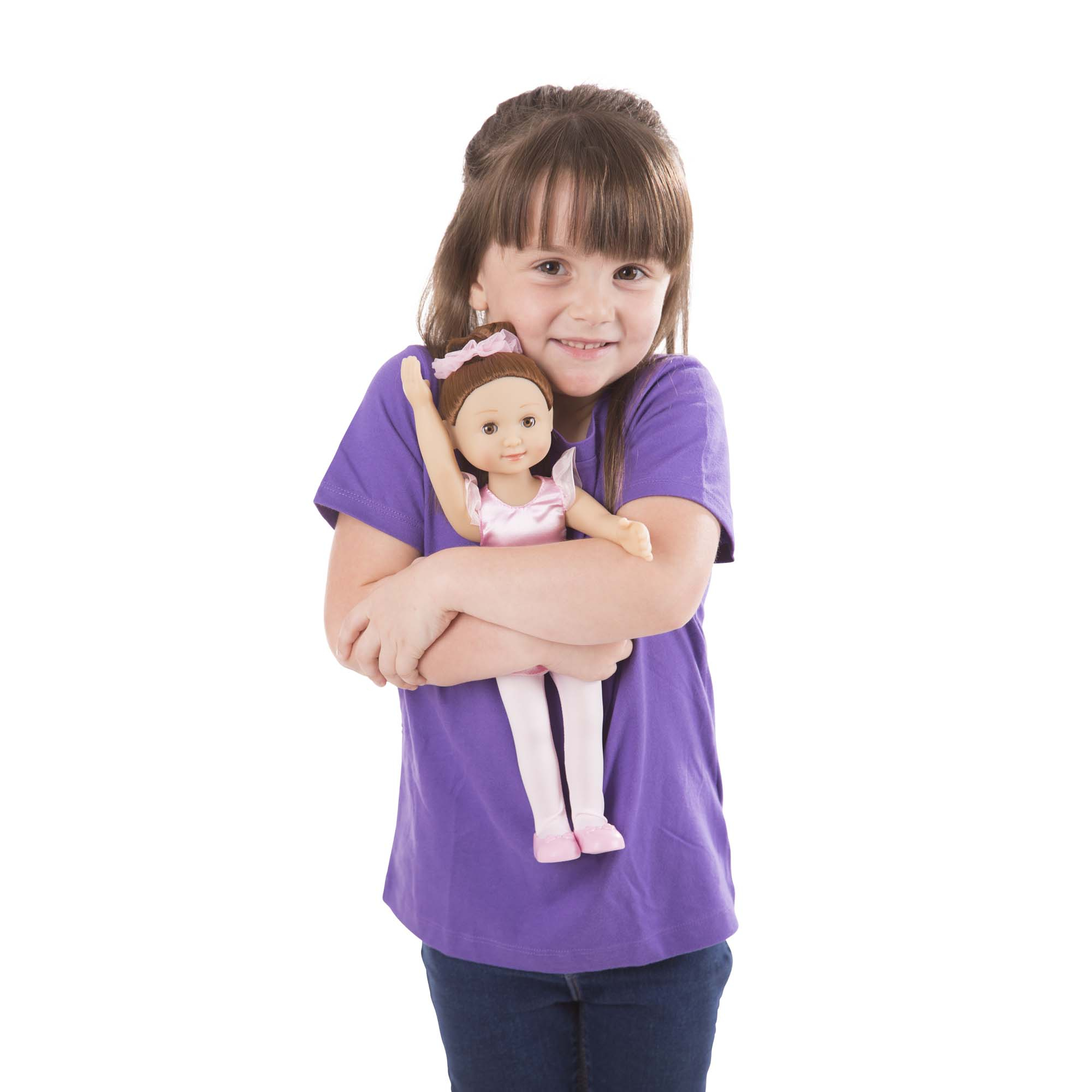 Melissa & Doug - Victoria Ballerina Dukke - 35 cm