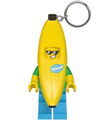 Lego Iconic, banana guy nøglering m. lys