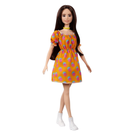 Barbie Fashionistas Dukke - Prikket Kjole