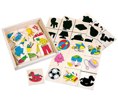 Bino Toys Skyggespil - puslespil