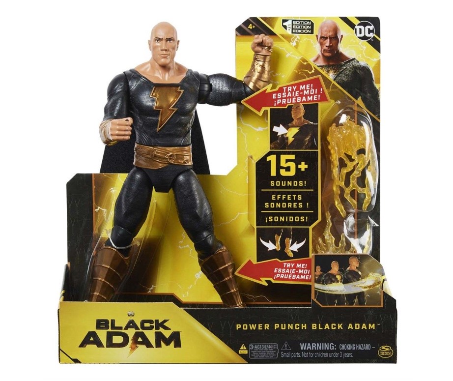 Black Adam Figur m. lyd - 30 cm