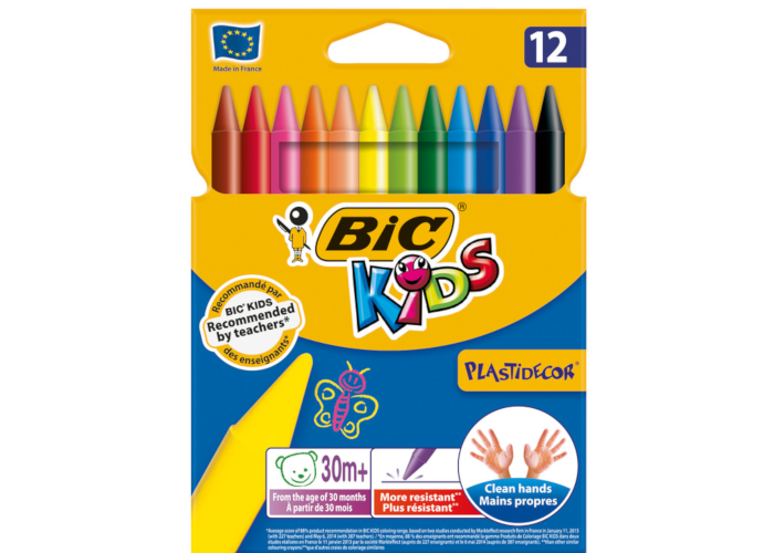 Bic Kids Farvekridt - Ekstra stærke - 12 stk