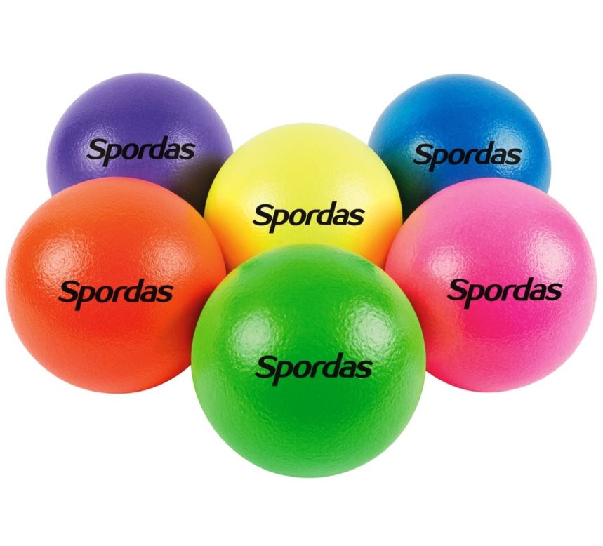 Megaform Neon Farvet Stik-/Gymnastikbold Ø 16 cm