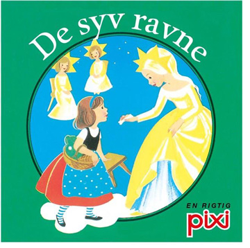 Brødrene Grim - De Syv Ravne - Pixi bog