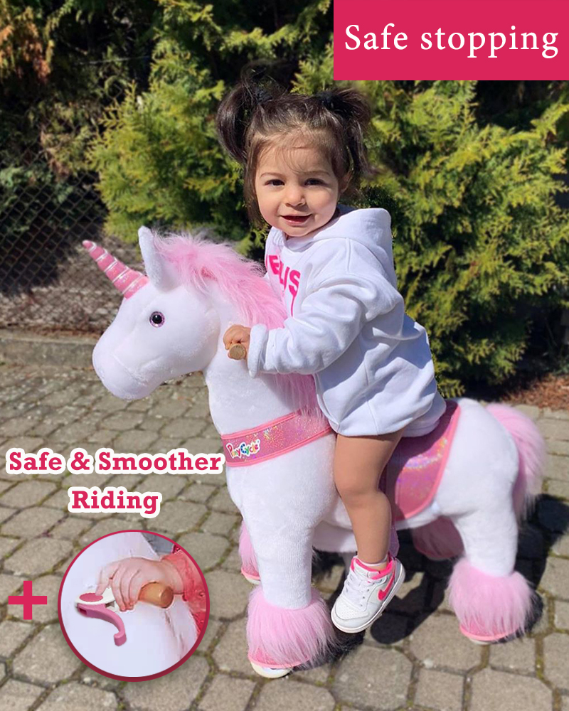 PonyCycle Small Mekanisk Enhjørning - pink