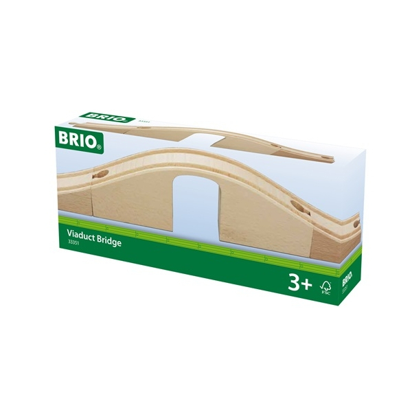 Brio viadukt bro i FSC  træ