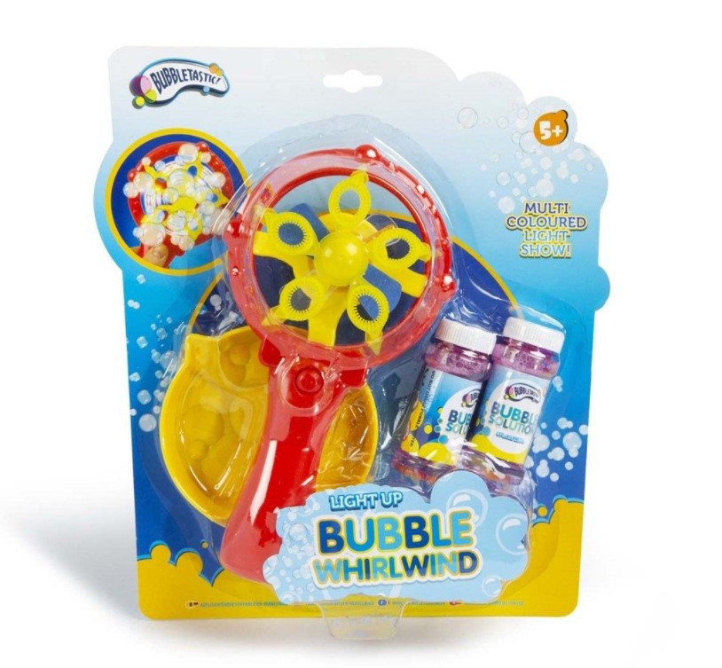 Bubbletastic Light Up Bubble Whirlwind - Rød