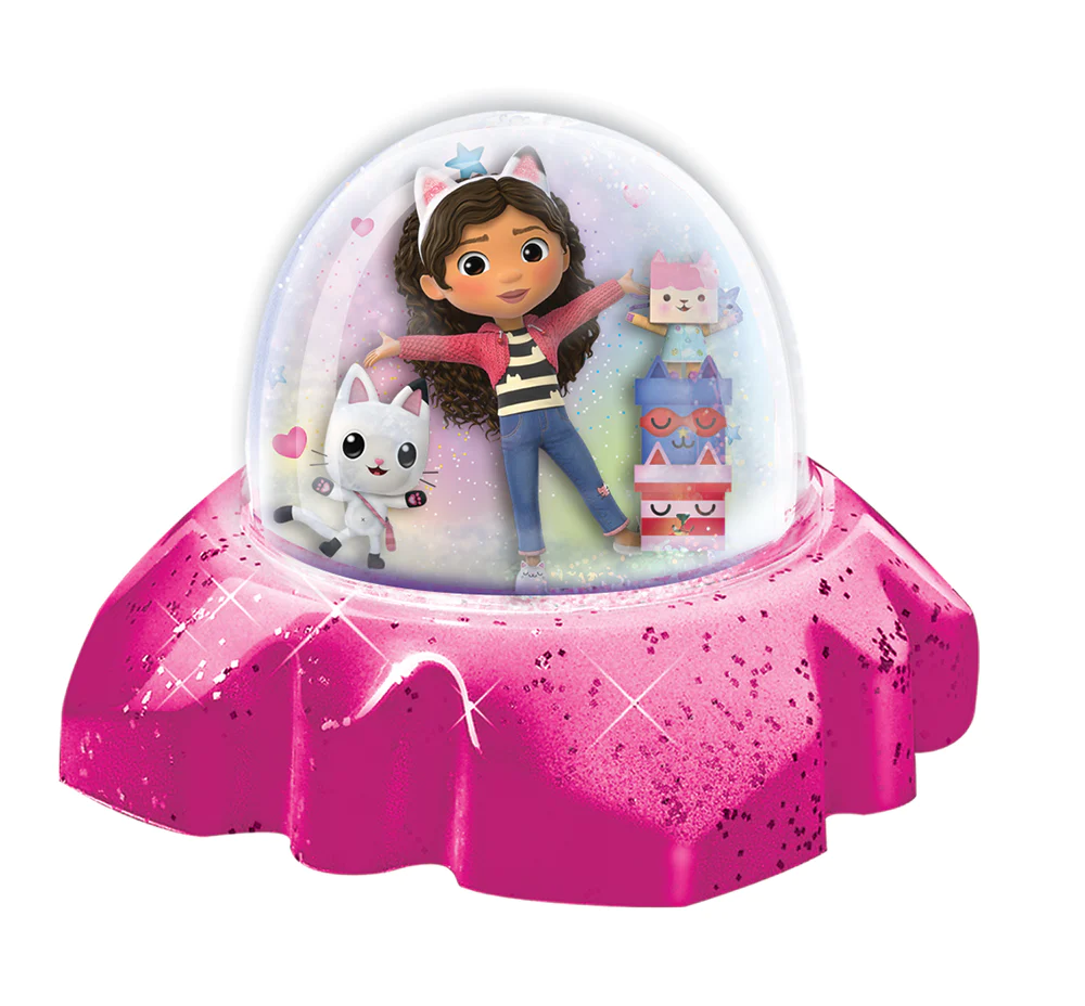 Gabby's Dollhouse Glitter Domes
