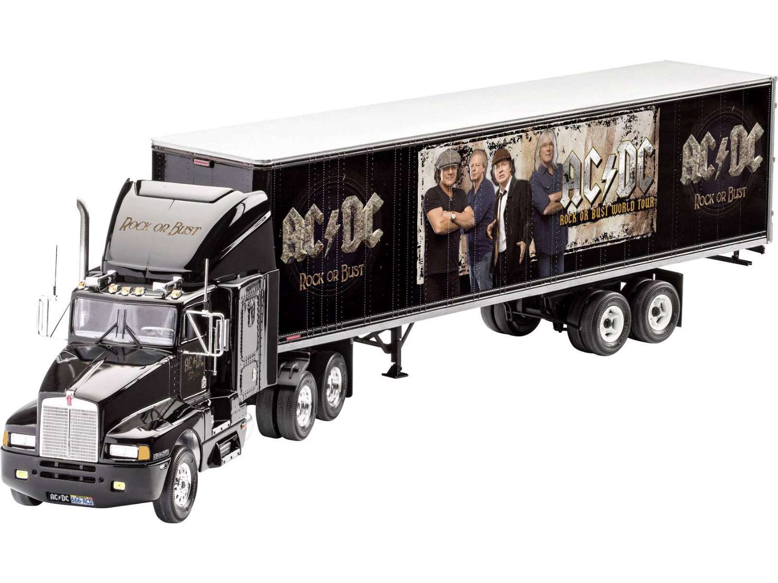 AC/DC Tour Truck 1:32 limited edition model kit fra Revell