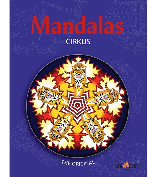 Mandalas i Cirkus - malebog - 32 sider