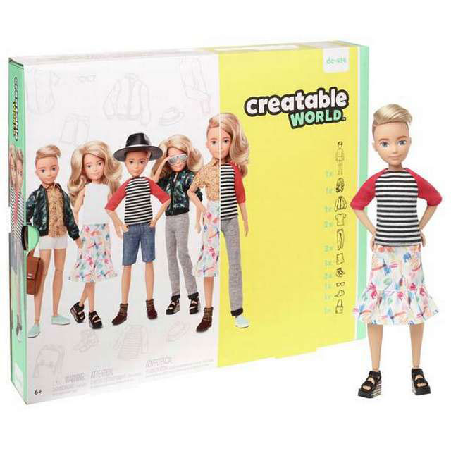Creatable World Deluxe Sæt -  Blond Hair
