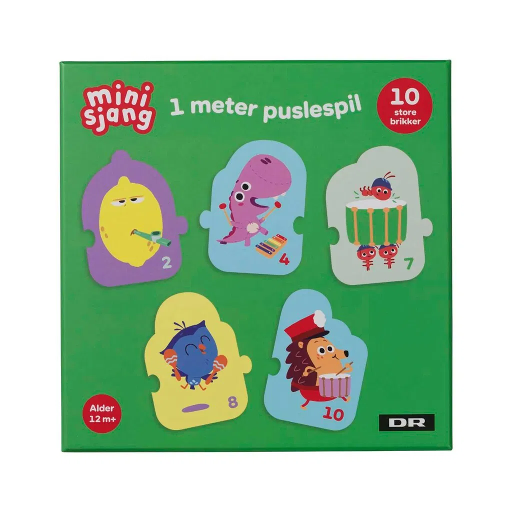 DR Minisjang Børste 1 meter Puslespil, 10 pcs