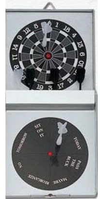 Magnetisk Dart spil - Mini spil med 2 plader og 6 pile