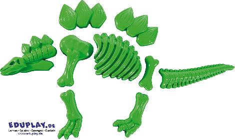 Sandforme - Lav en Dinosaur Stegosaurus - 10 dele