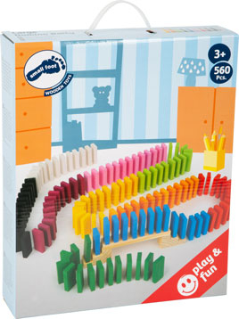 Small Foot Domino rally, stort sæt 560 brikker
