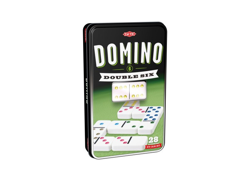 Double 6 Domino - Tin box - Tactic