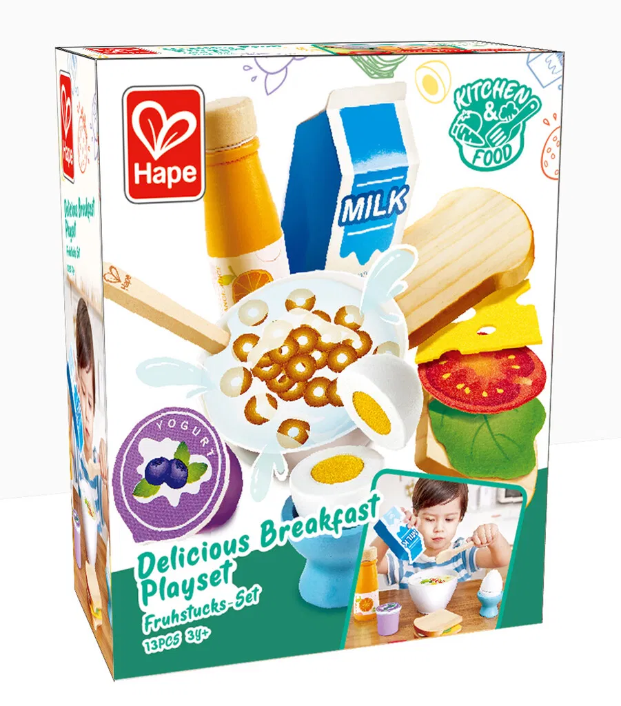 Hape Lækker Morgenmad Legesæt - legemad