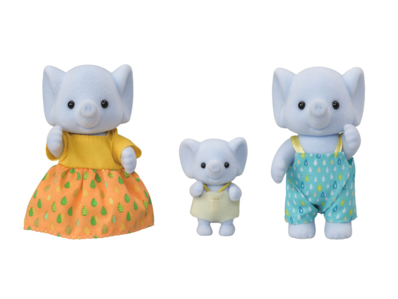 Sylvanian families - Sæt med Elefant familien