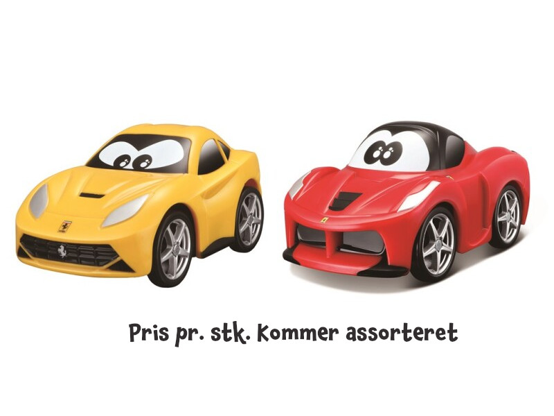 Min første Ferrari - Legetøjsbil - gul eller rød