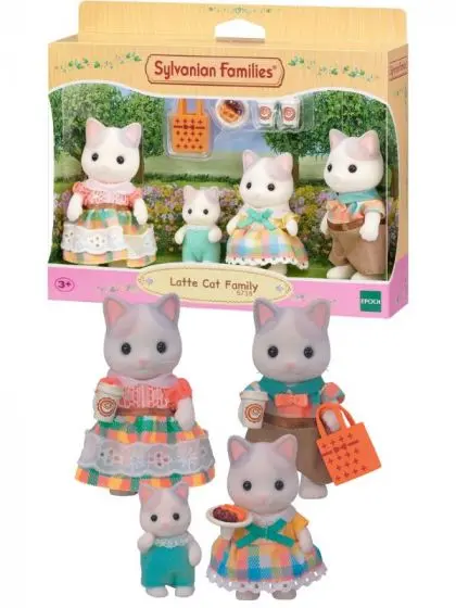 Sylvanian families - Familien Latte Kat