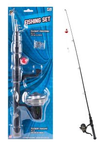 Vini Teleskopfiskestang 165 cm. med tilbehør