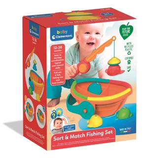 Clementoni Baby - Sort & Match fiskesæt