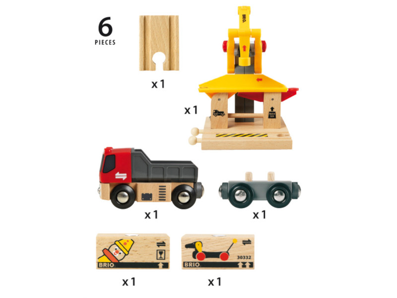 Brio Fragtgodsstation i FSC Træ