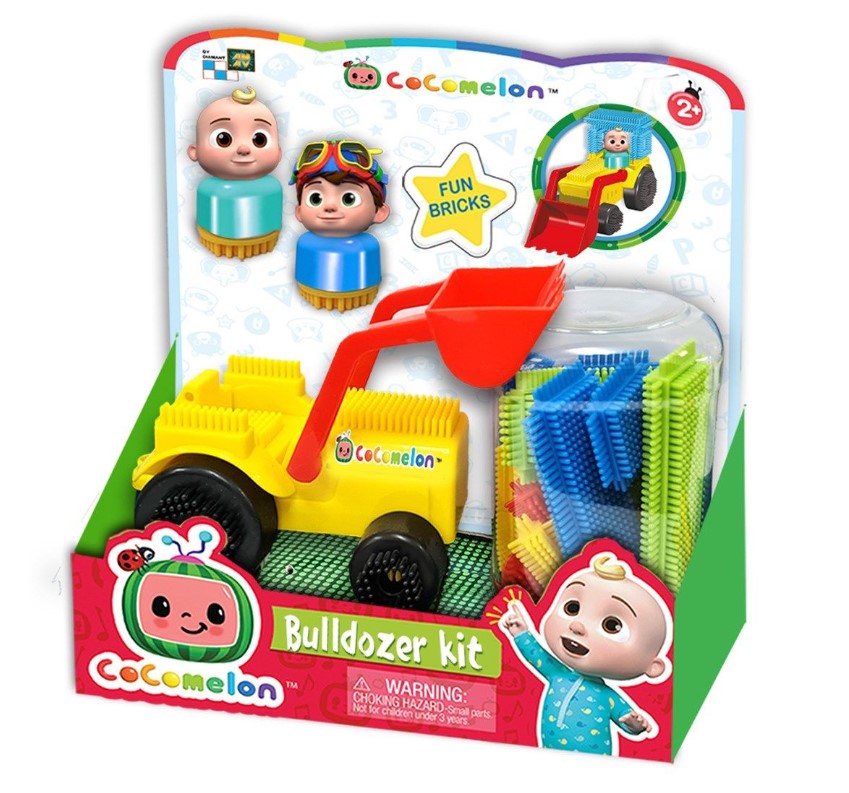CoComelon Funbricks Bulldozer Kit