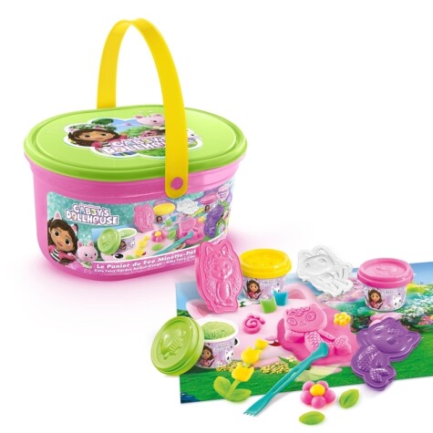 GABBY'S DOLLHOUSE Kitty Fairy Garden Bucket
