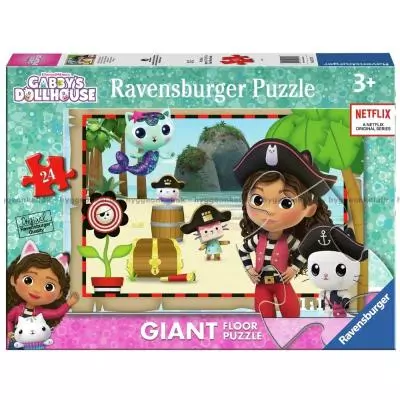 Gabbys Dollhouse Gulvpuslespil 24 brikker - Ravensburger 