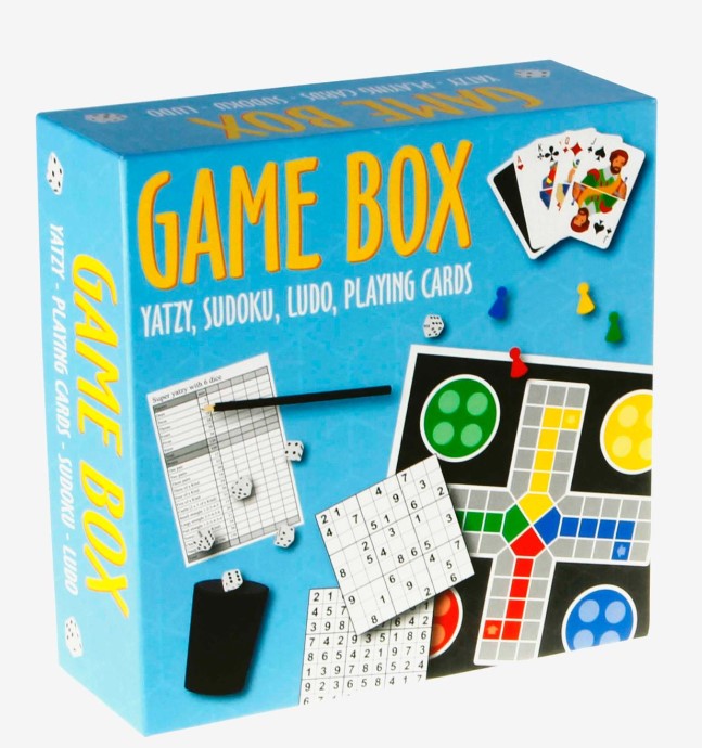 Game Box - Ludo, Yatzy, Sudoku og Spillekort