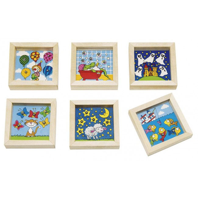 Goki Kuglespil i Træ - assorteret