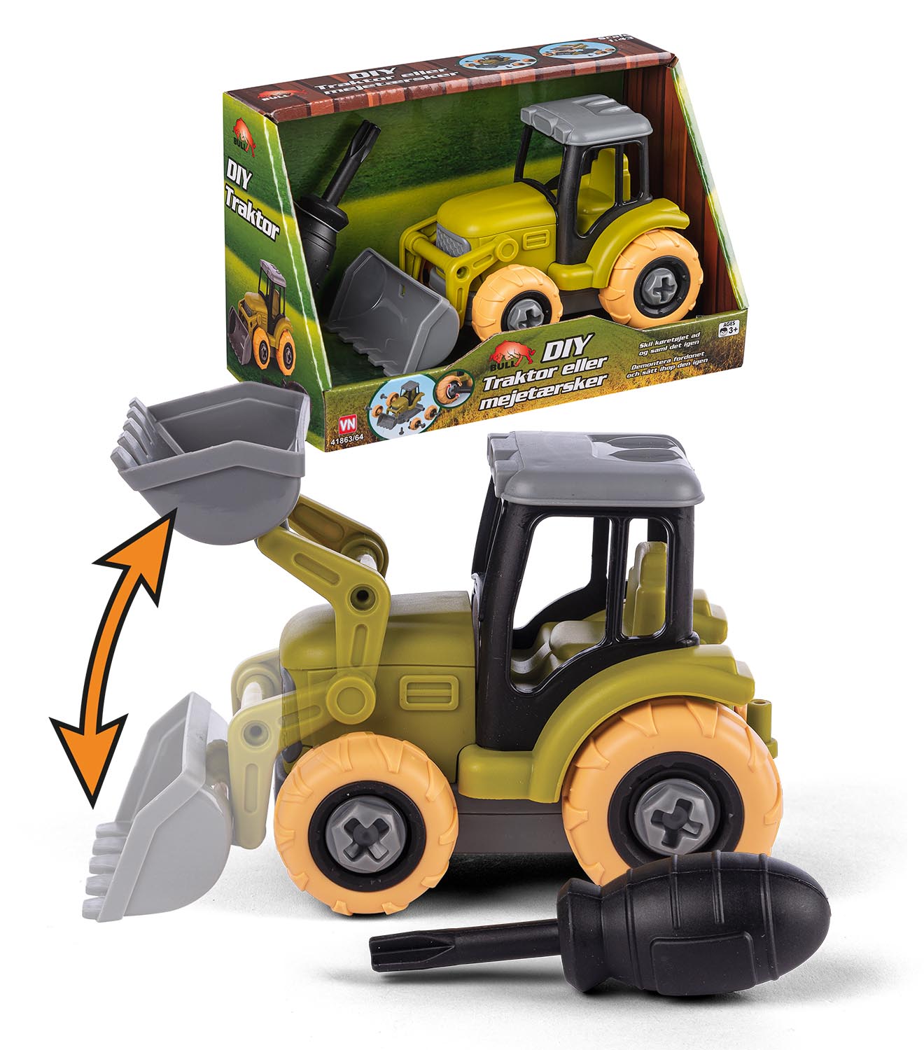 Bull Take Apart Traktor