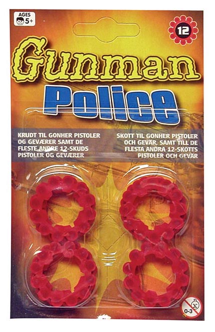 Gonher Gunman 12 skuds m. 96 skud - legetøj