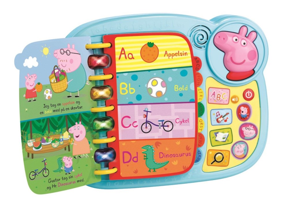 Vtech Gurli Gris - lær og opdagelsesbog - dansk