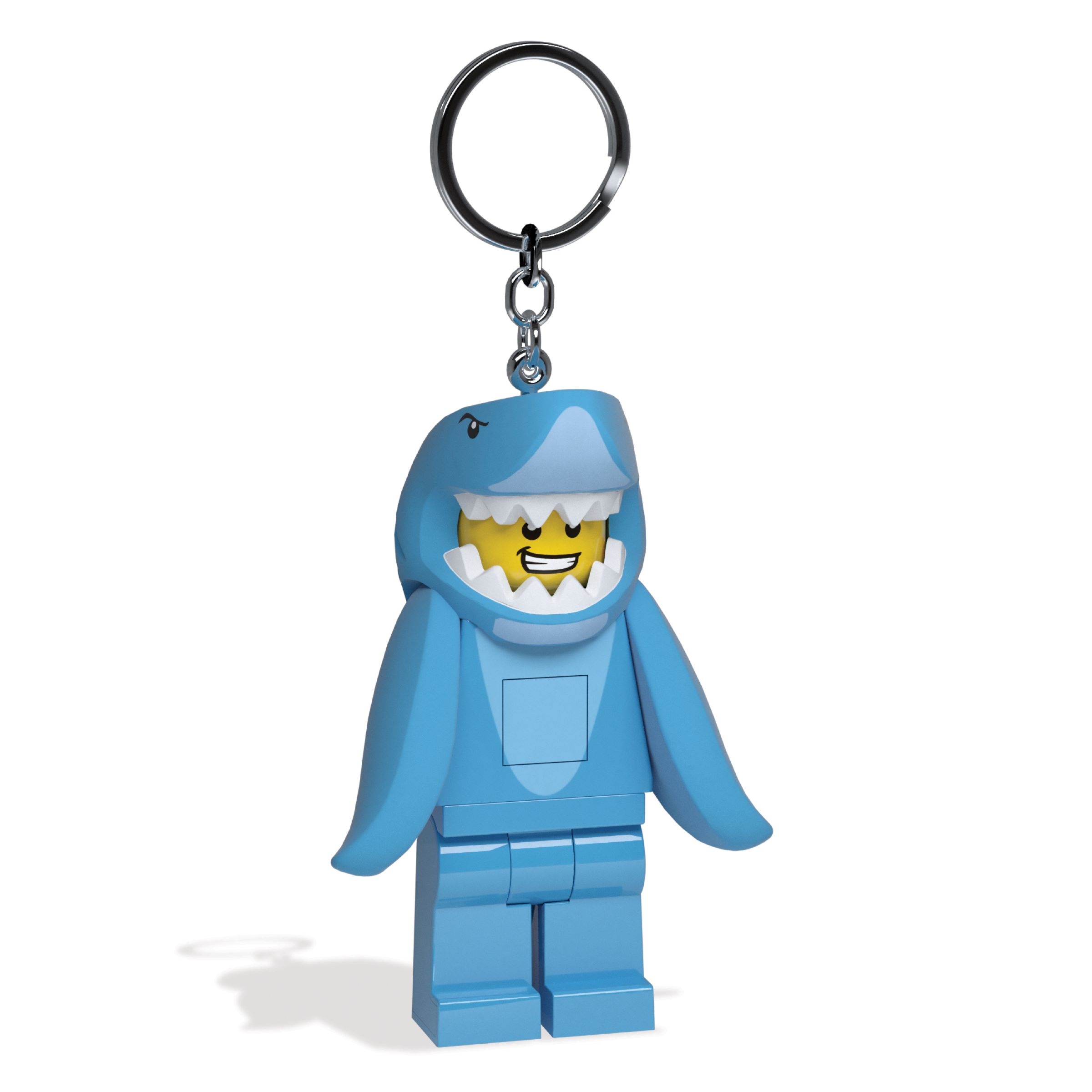 Lego Iconic, shark suit guy nøglering m. lys