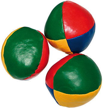 Hacky Sack - Jongleringsbolde Ø 6 cm - 3 stk