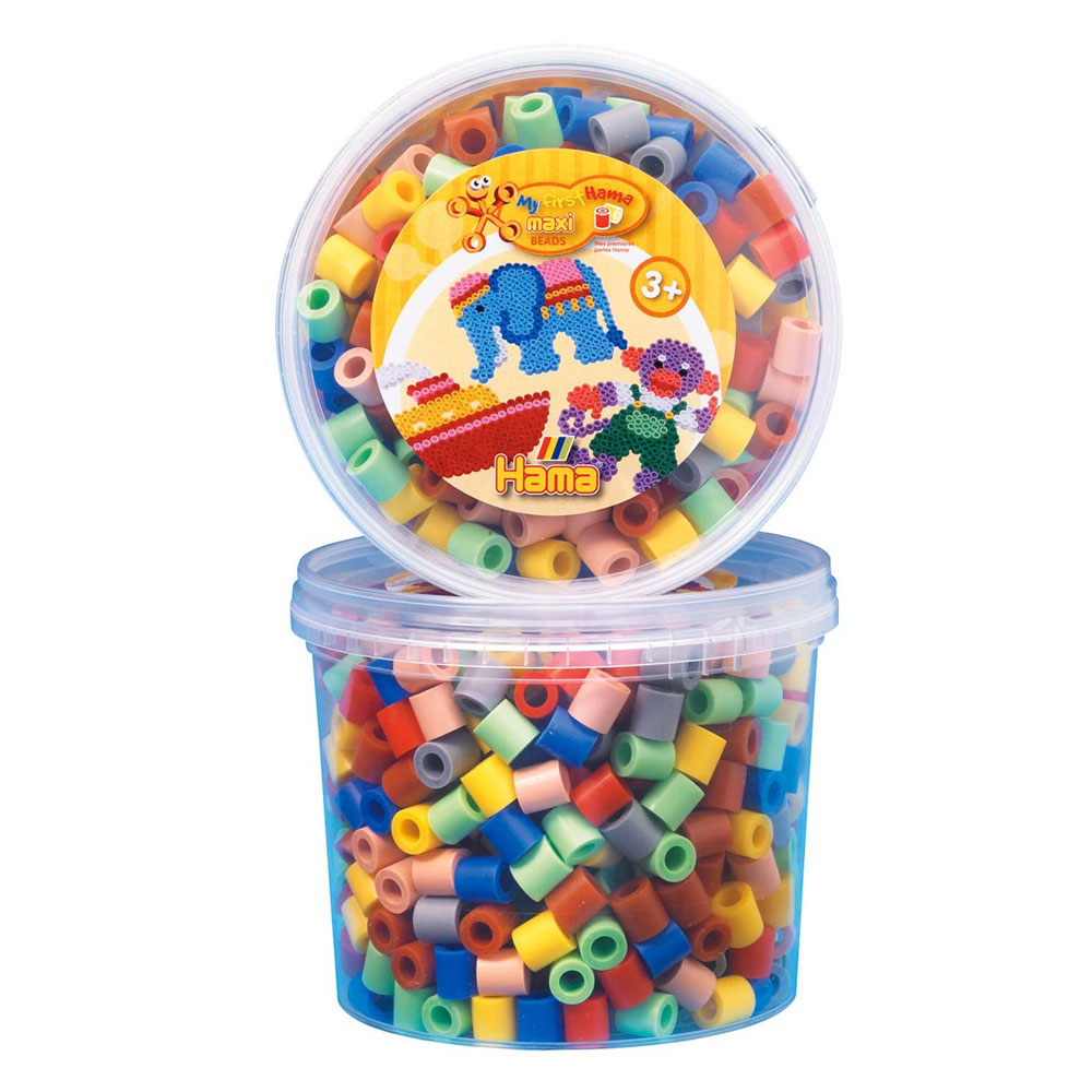 Hama Maxi perler i dåse - 600 stk.