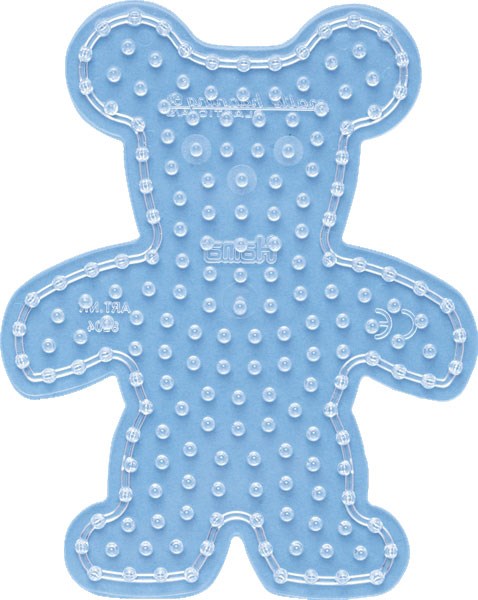 Hama Perleplade Maxi, transparent bamse
