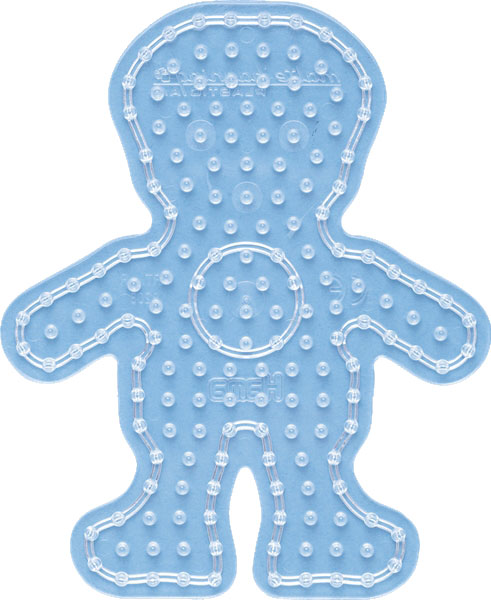 Hama Maxi Perleplade - Transparent dreng