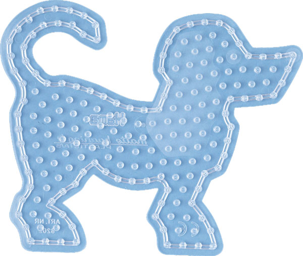 Hama Perleplade Maxi - transparent hund