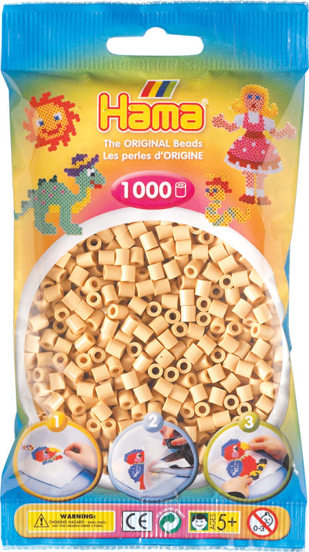 Hama perler - midi - 1000 stk - beige 27
