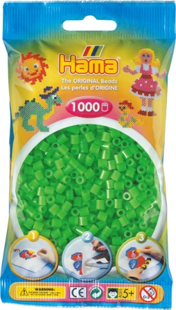 Hama perler - midi - 1000 stk - fluorescerende 42