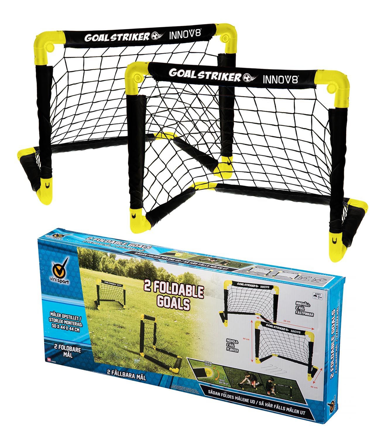 Vini Game Foldbart Hockey Mål - 2 stk.