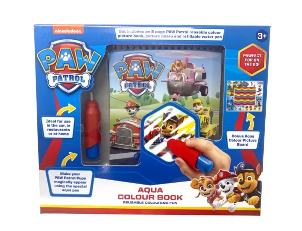 Paw Patrol - Mal-med-vand - malebog